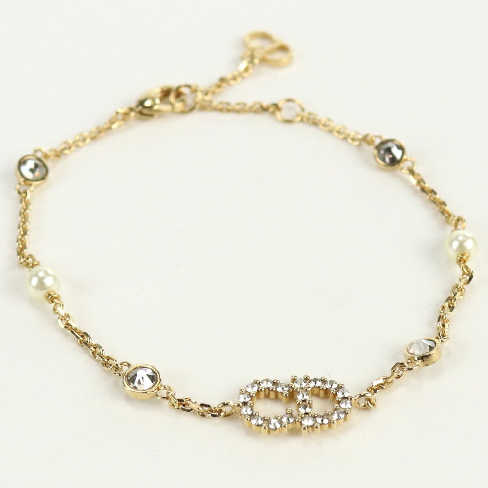 Christian Dior Claire Dilunu Bracelet B0668 Cdlcy D301 Metal Women's